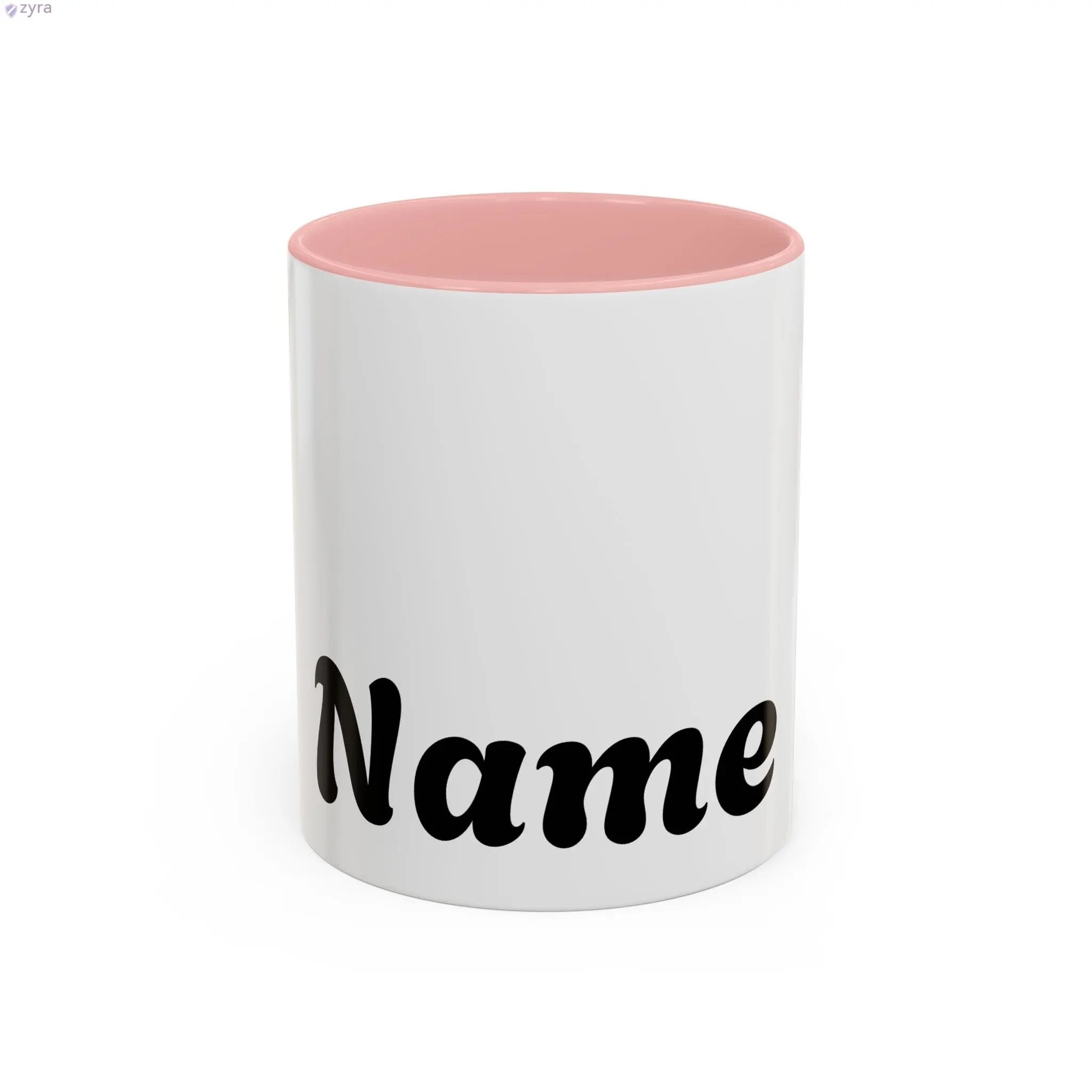 Personalized Coffee Mug with Custom Gold Stripe - Elevate Your Sip Printify