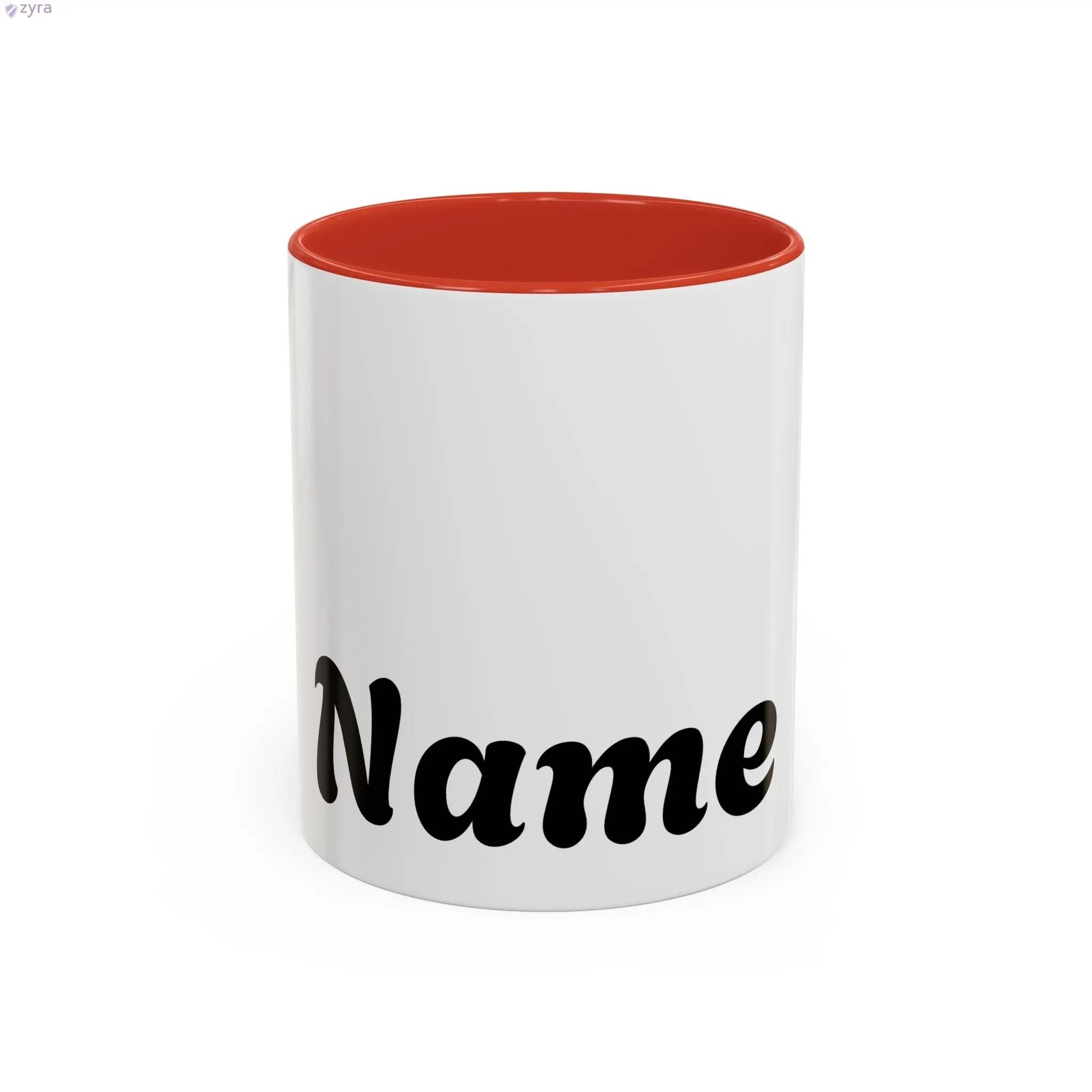 Personalized Coffee Mug with Custom Gold Stripe - Elevate Your Sip Printify