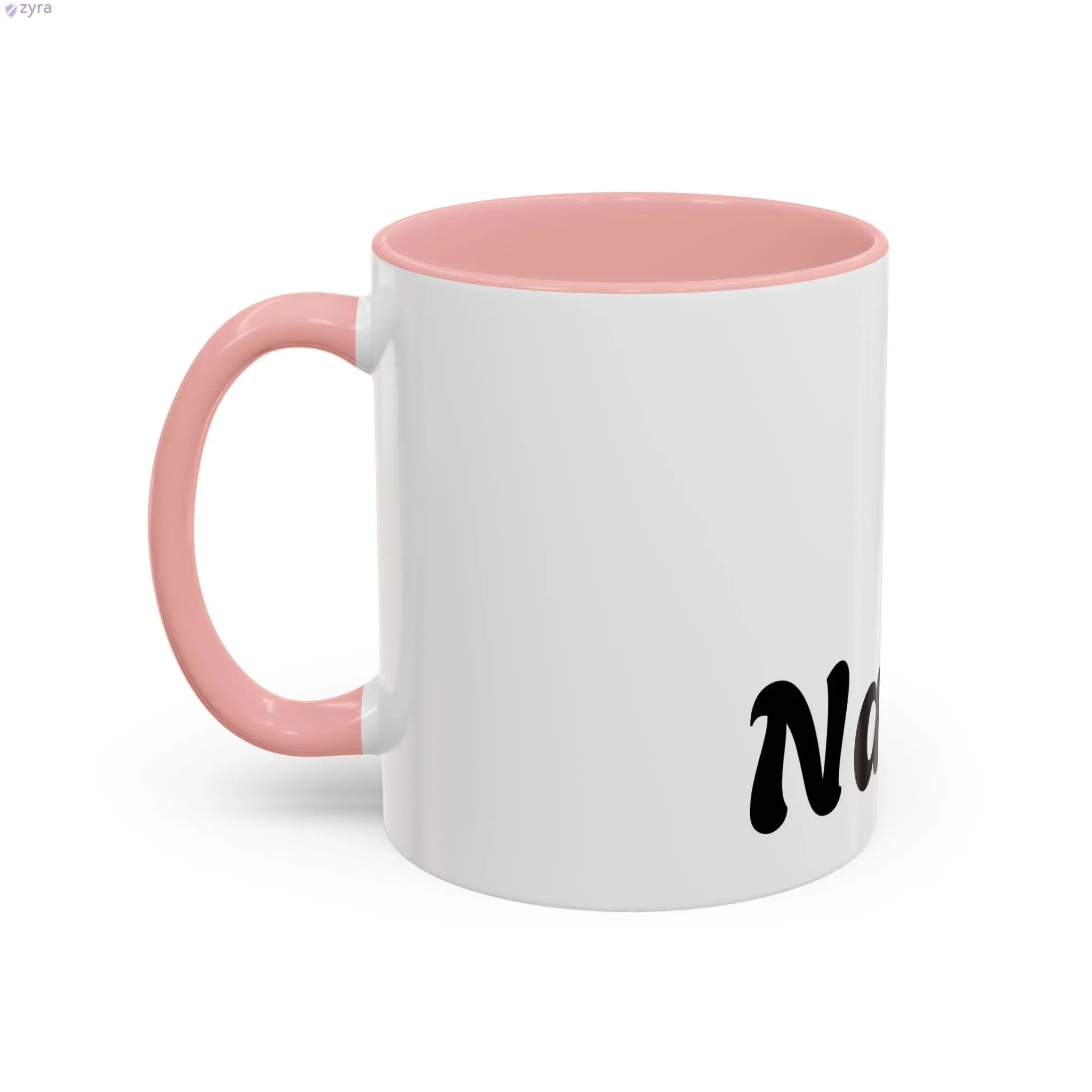 Personalized Coffee Mug with Custom Gold Stripe - Elevate Your Sip Printify