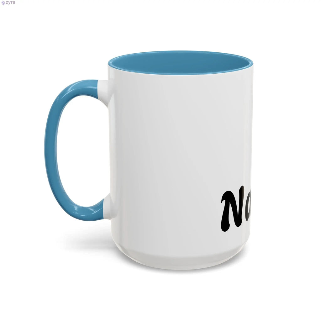 Personalized Coffee Mug with Custom Gold Stripe - Elevate Your Sip Printify