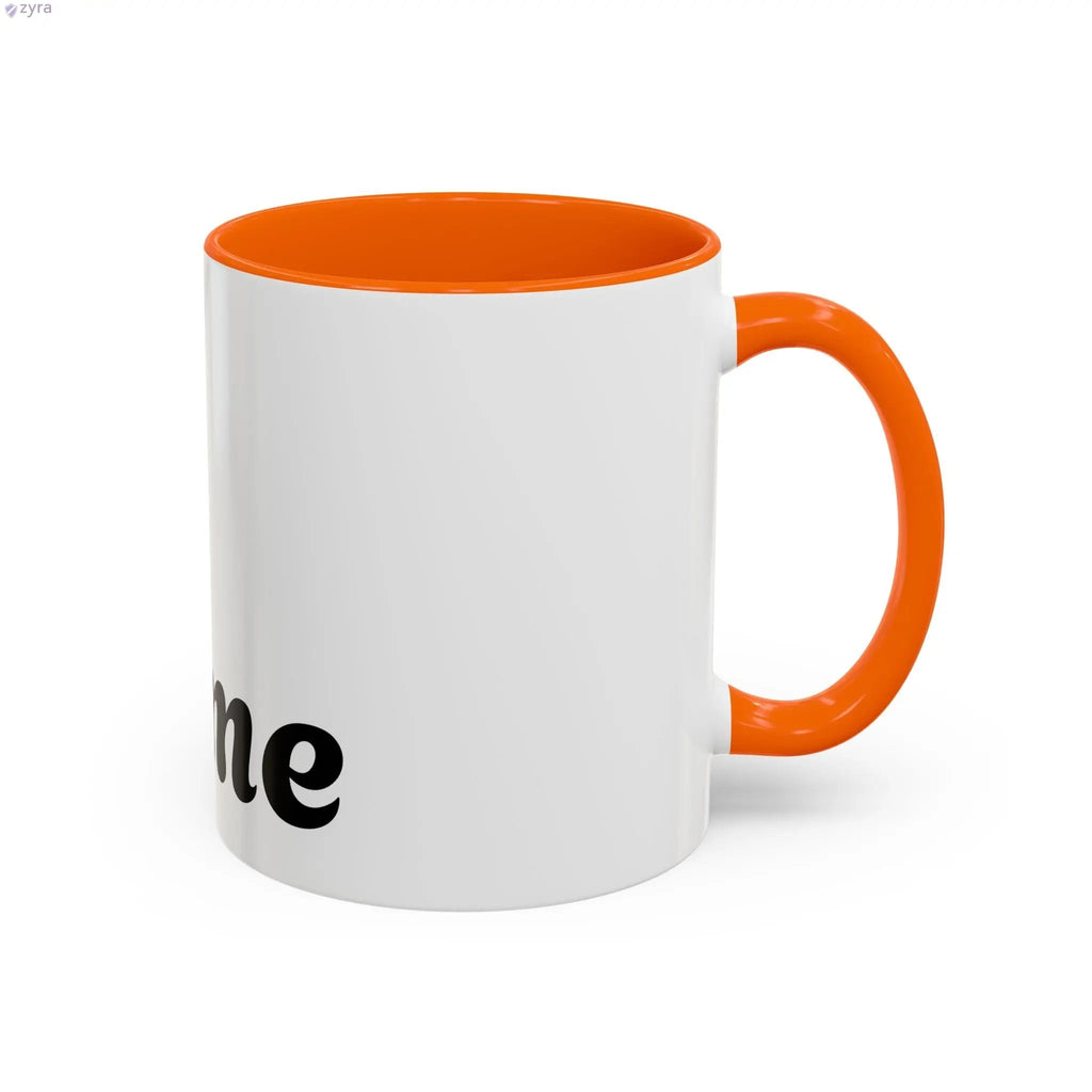 Personalized Coffee Mug with Custom Gold Stripe - Elevate Your Sip Printify