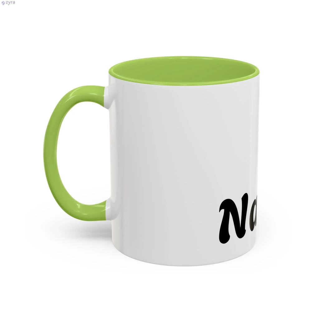 Personalized Coffee Mug with Custom Gold Stripe - Elevate Your Sip Printify