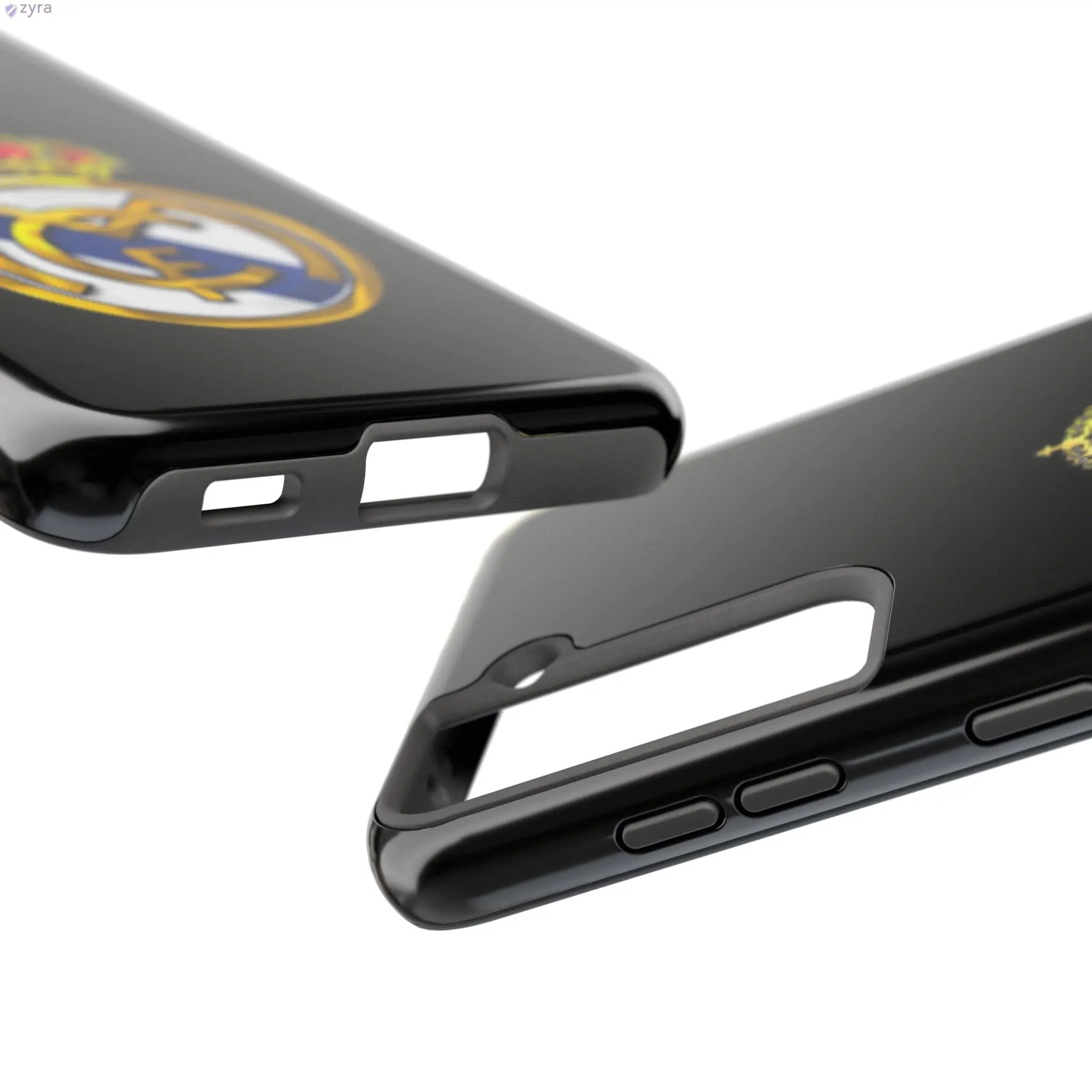 Real Madrid Tough Black Gaming Phone Case - Ultimate Protection & Style Printify
