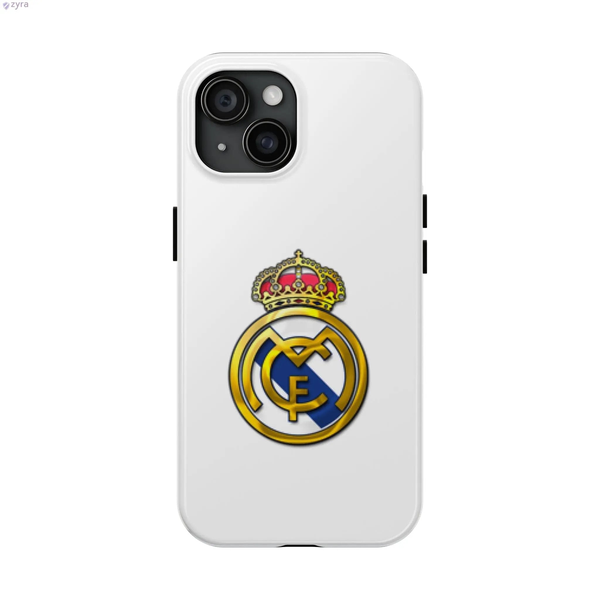 Real Madrid Tough White Gaming Phone Case - Premium Protection & Iconic Style Printify