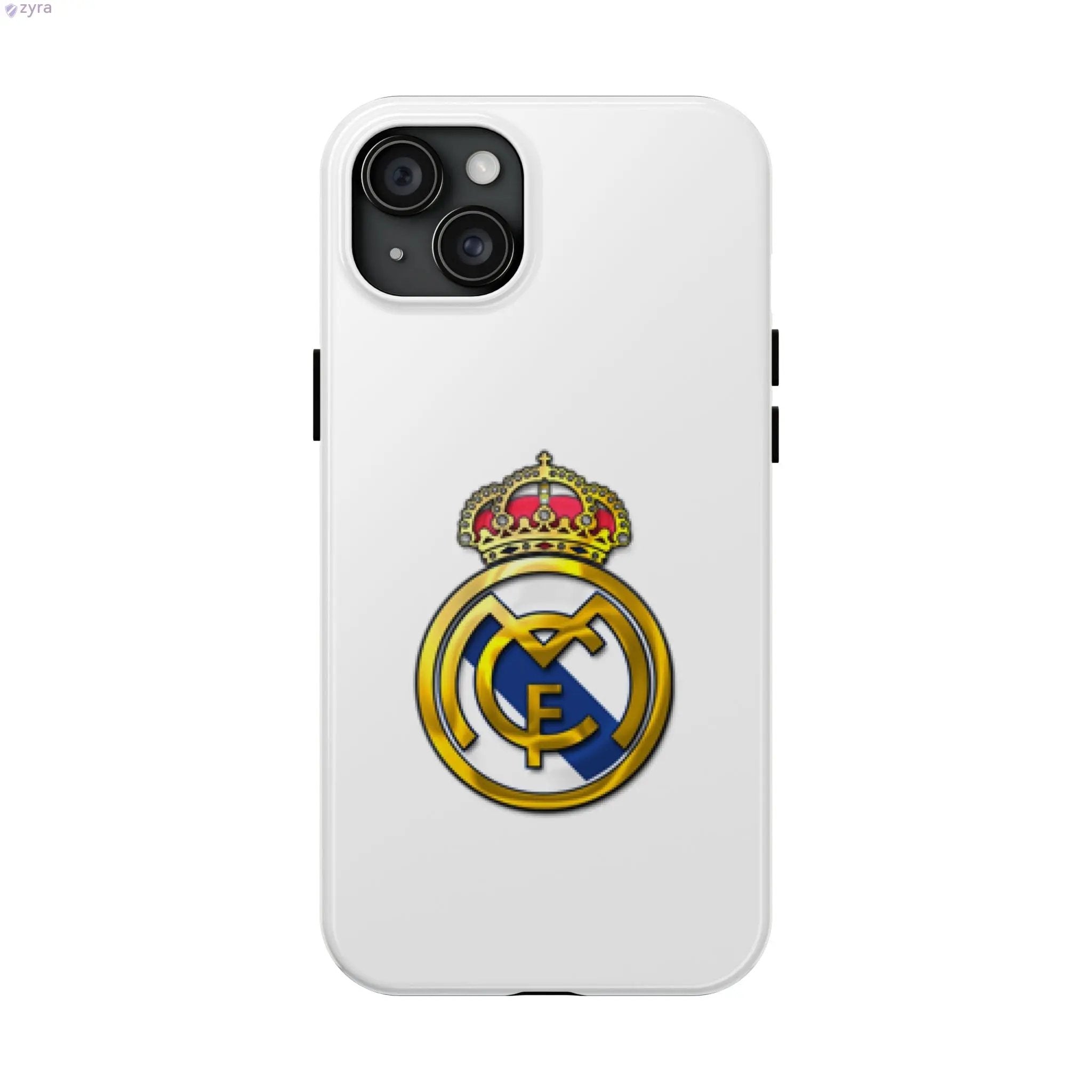 Real Madrid Tough White Gaming Phone Case - Premium Protection & Iconic Style Printify