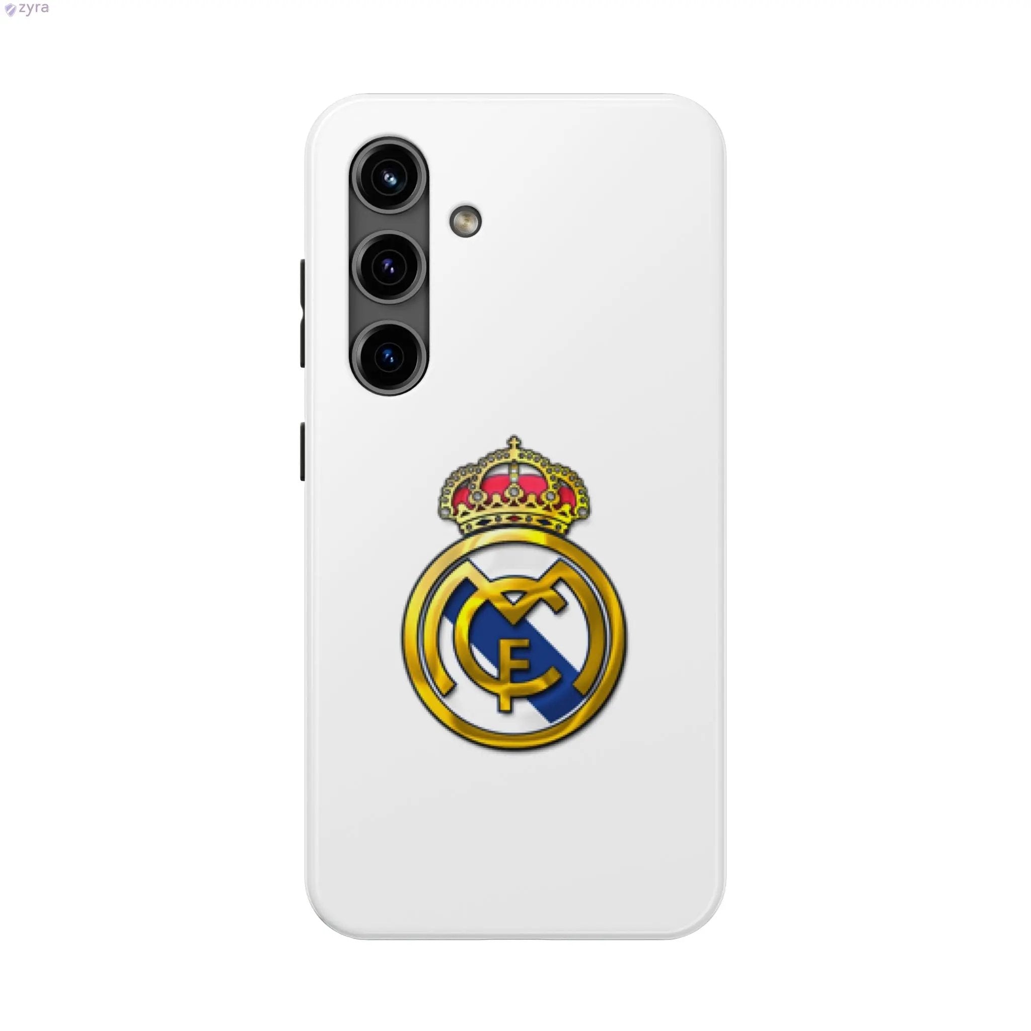 Real Madrid Tough White Gaming Phone Case - Premium Protection & Iconic Style Printify