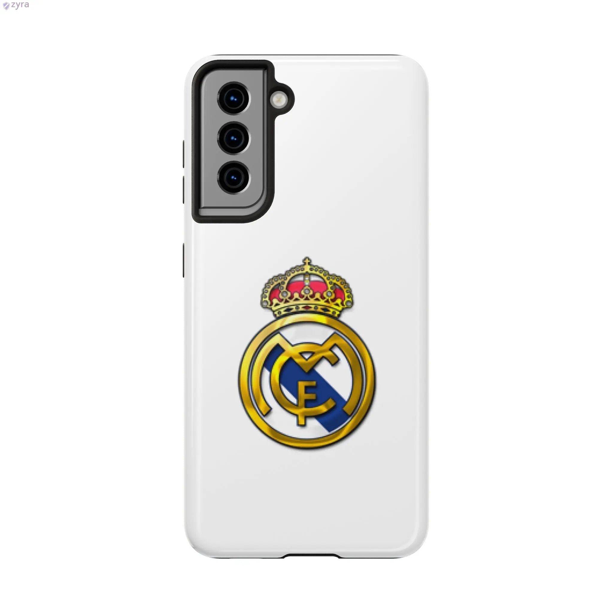 Real Madrid Tough White Gaming Phone Case - Premium Protection & Iconic Style Printify