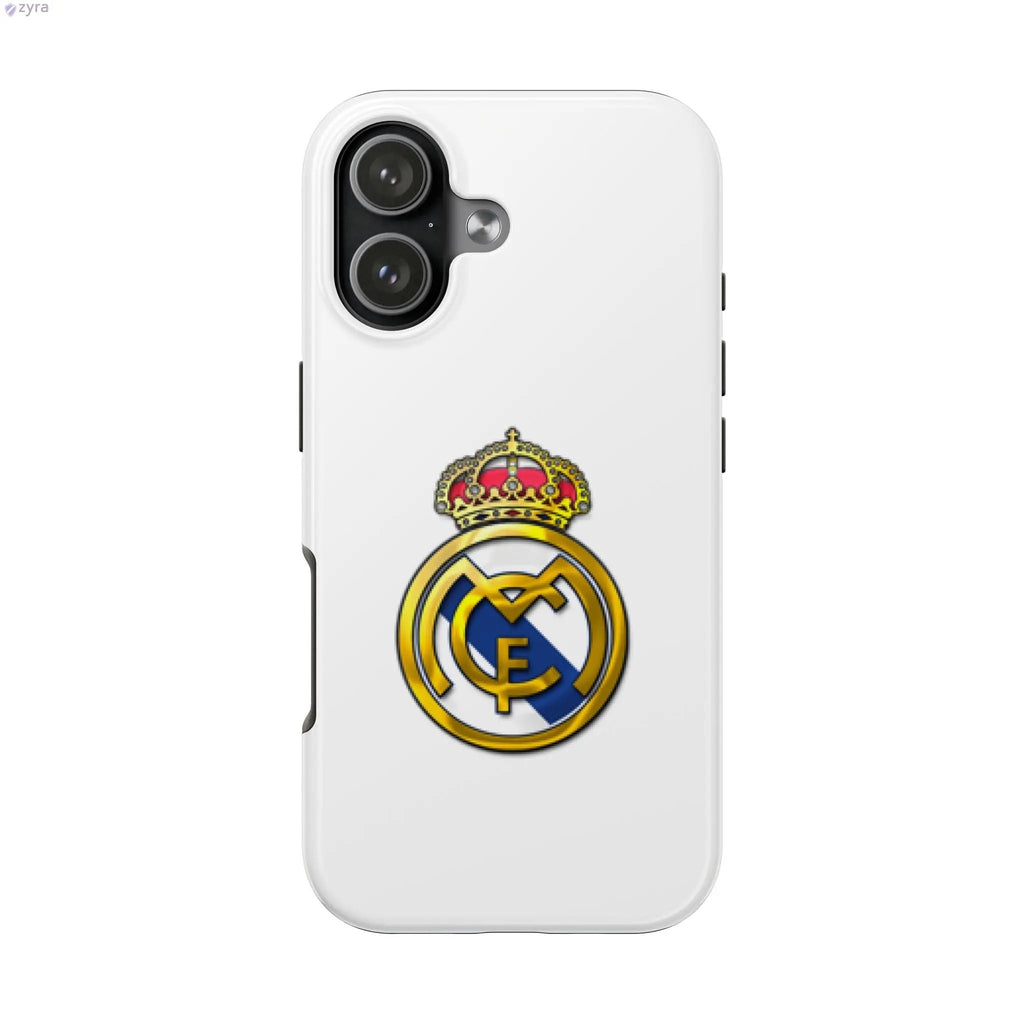 Real Madrid Tough White Gaming Phone Case - Premium Protection & Iconic Style Printify