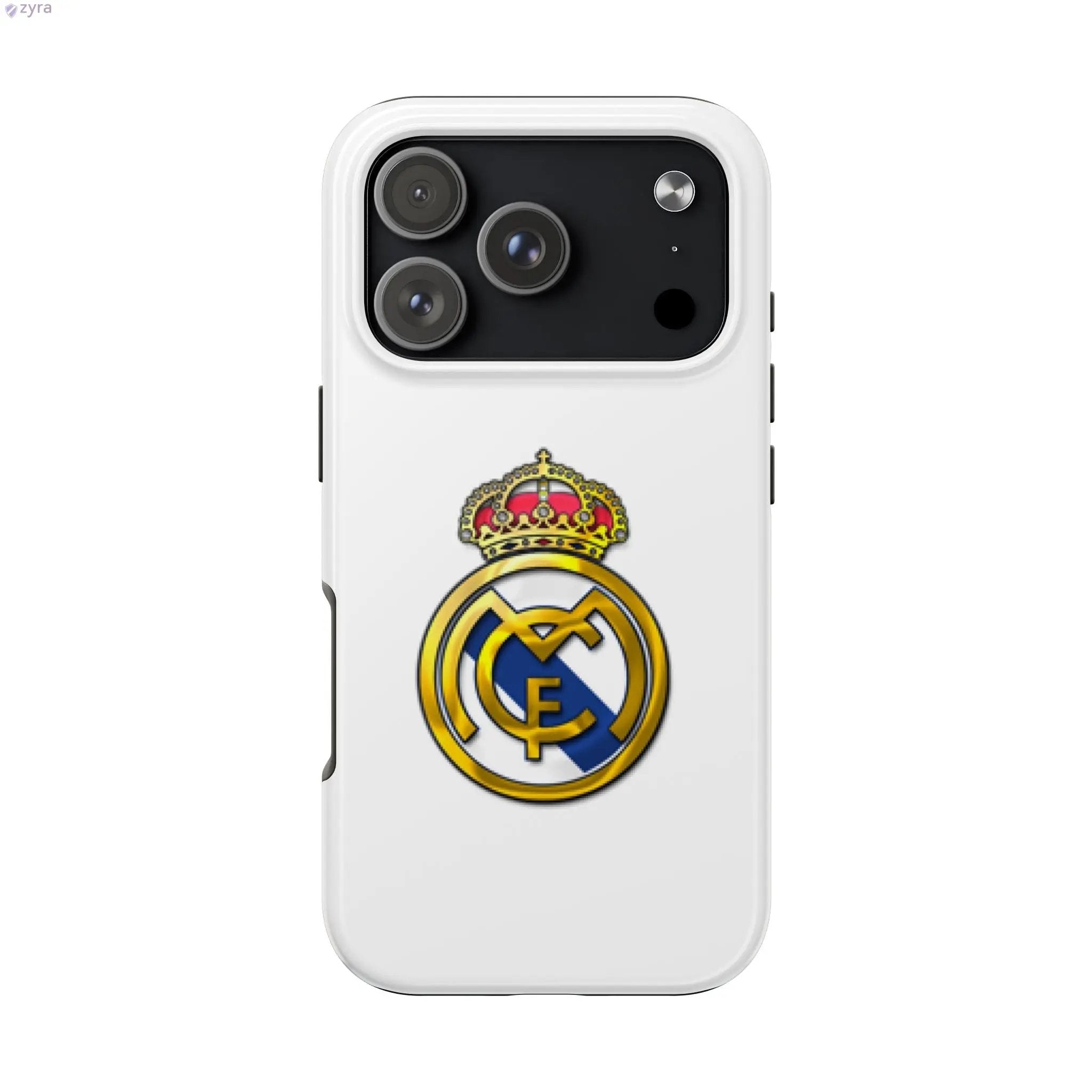 Real Madrid Tough White Gaming Phone Case - Premium Protection & Iconic Style Printify