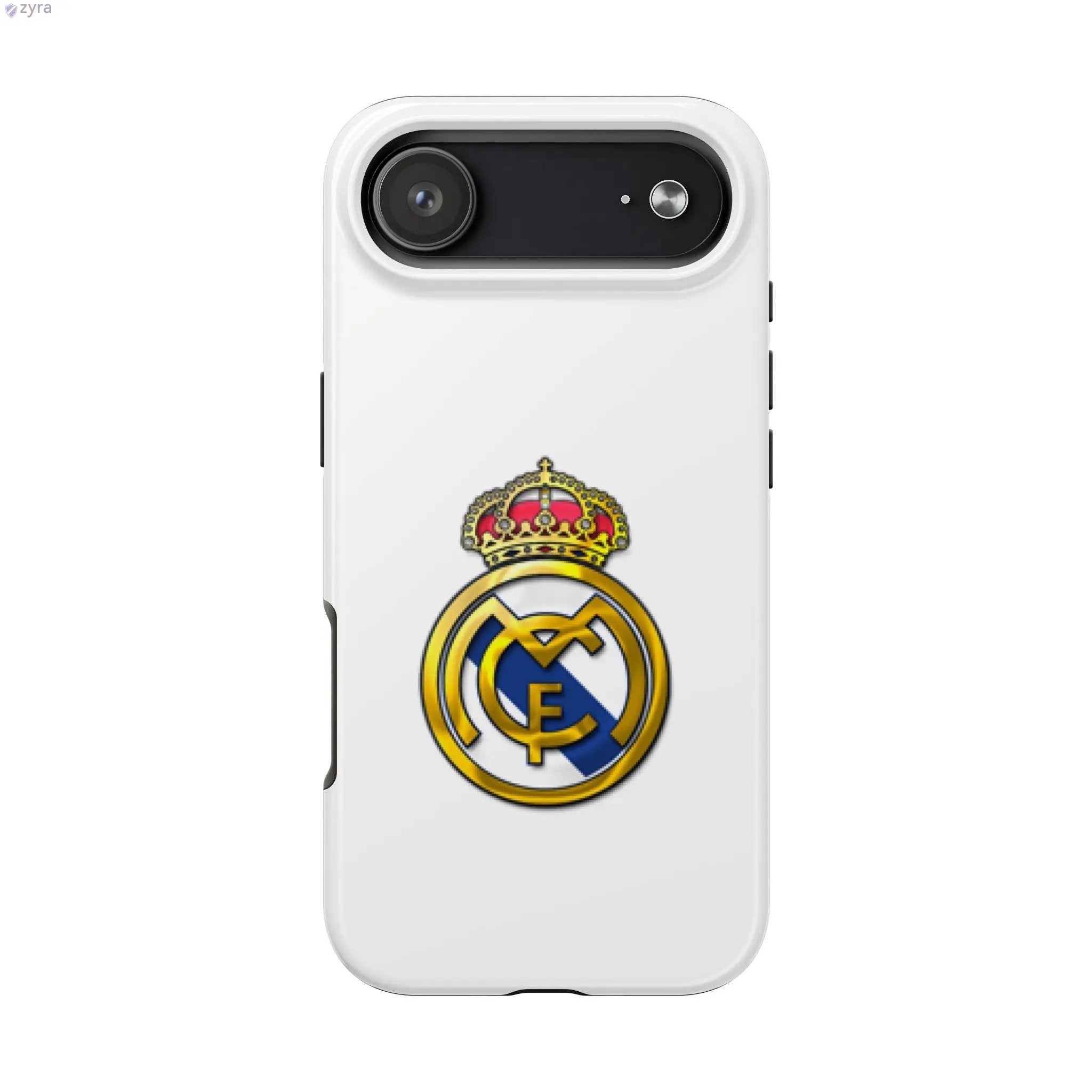 Real Madrid Tough White Gaming Phone Case - Premium Protection & Iconic Style Printify