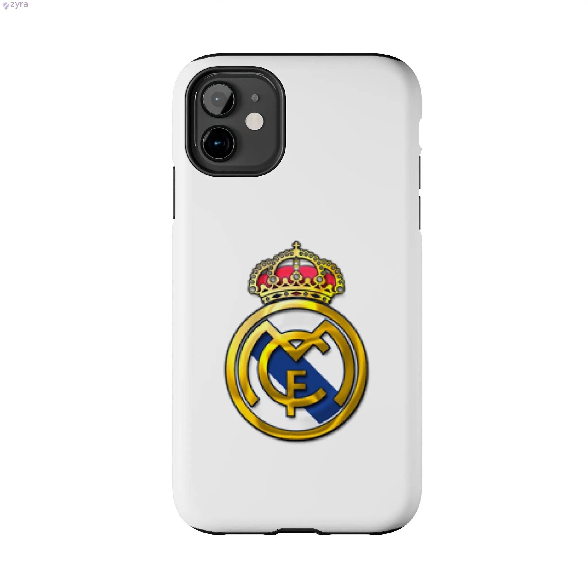 Real Madrid Tough White Gaming Phone Case - Premium Protection & Iconic Style Printify