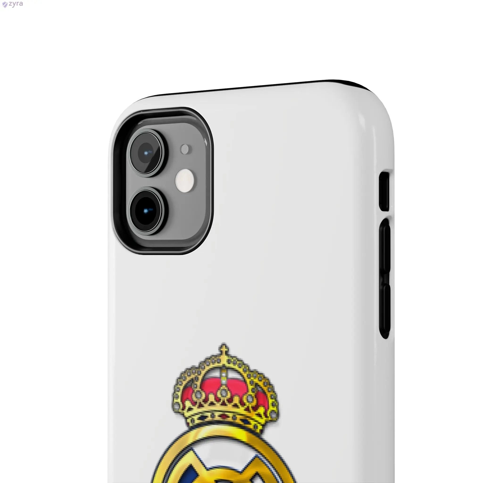 Real Madrid Tough White Gaming Phone Case - Premium Protection & Iconic Style Printify