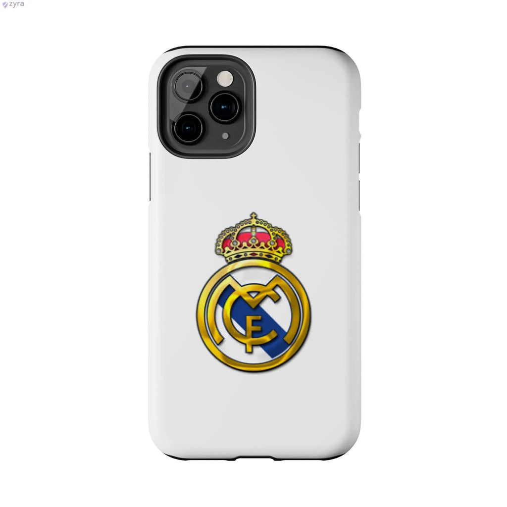 Real Madrid Tough White Gaming Phone Case - Premium Protection & Iconic Style Printify