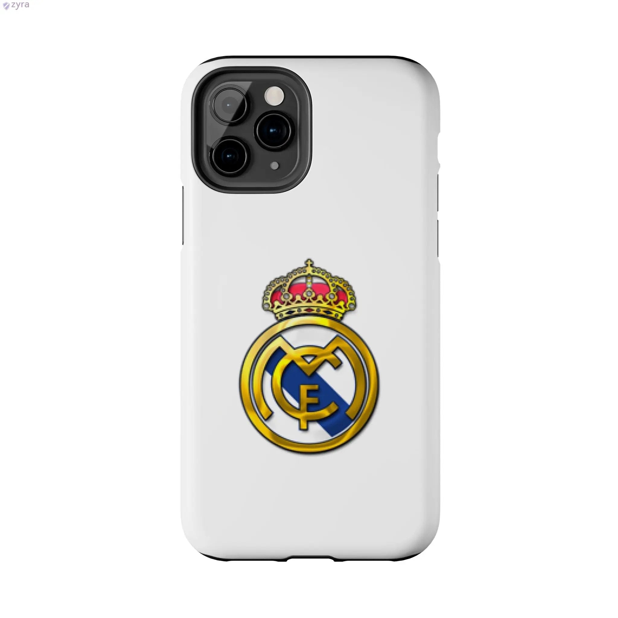 Real Madrid Tough White Gaming Phone Case - Premium Protection & Iconic Style Printify
