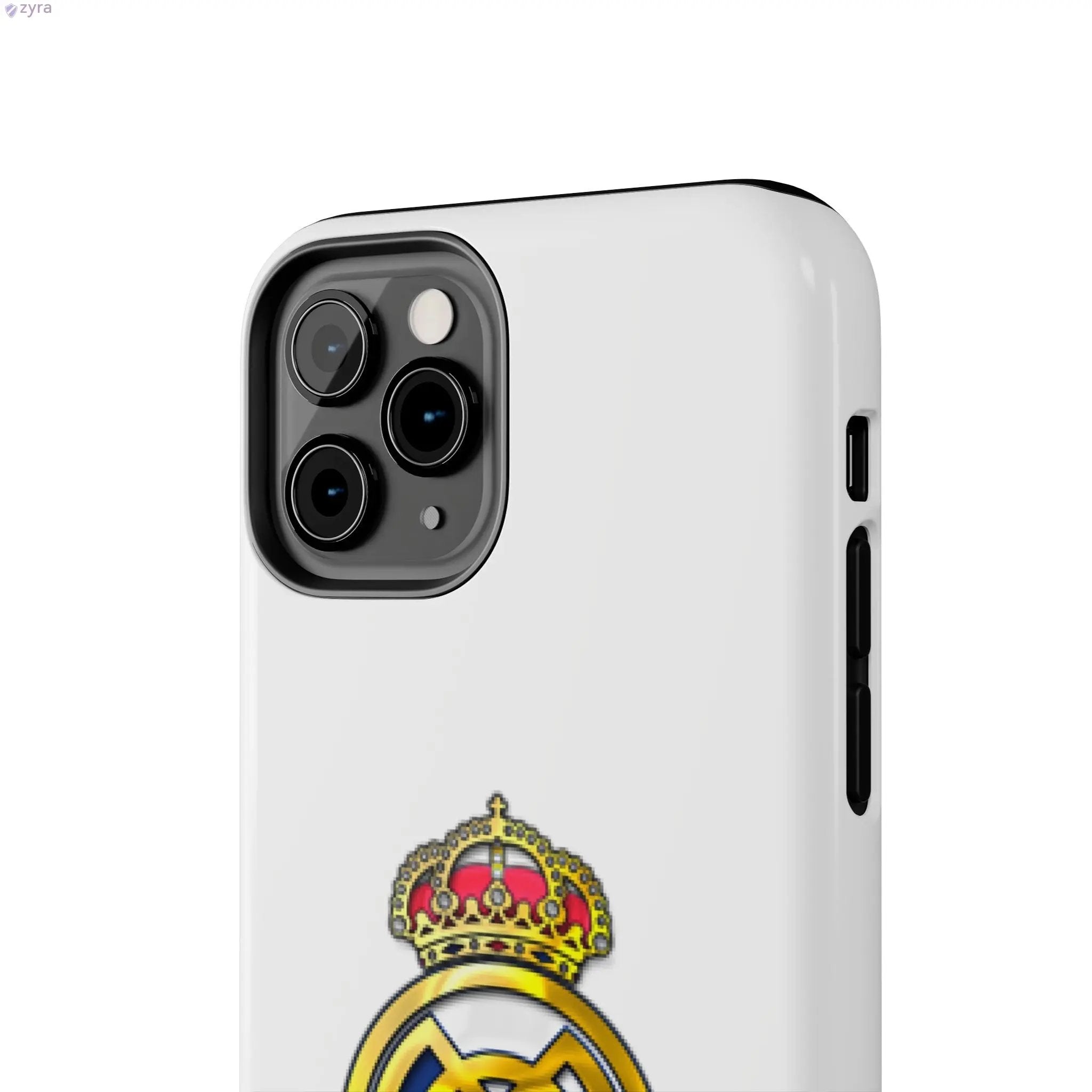Real Madrid Tough White Gaming Phone Case - Premium Protection & Iconic Style Printify