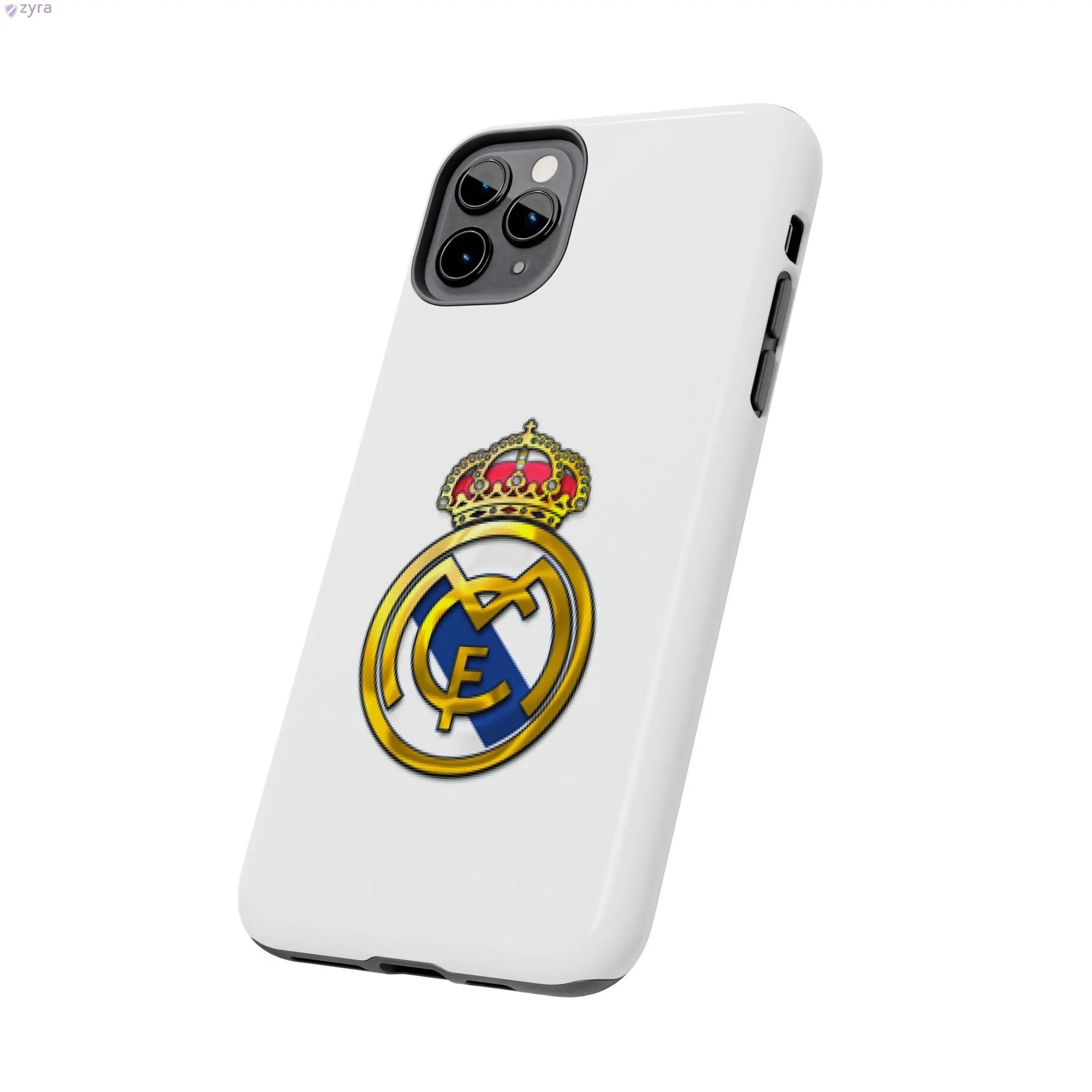 Real Madrid Tough White Gaming Phone Case - Premium Protection & Iconic Style Printify