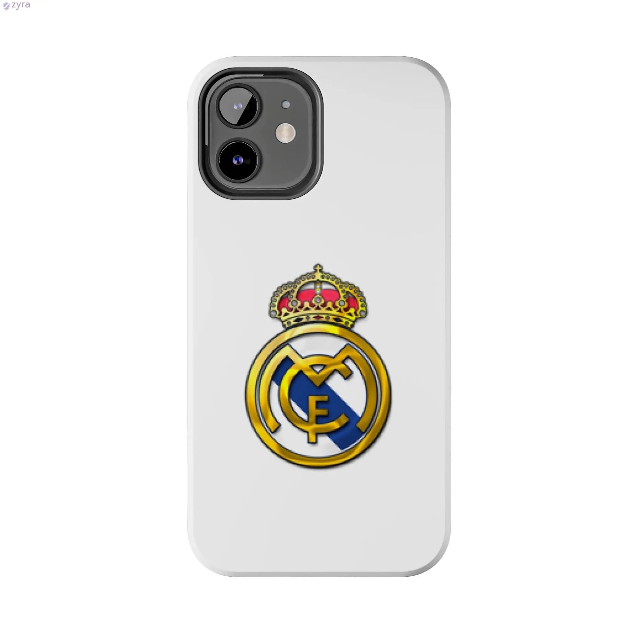 Real Madrid Tough White Gaming Phone Case - Premium Protection & Iconic Style Printify