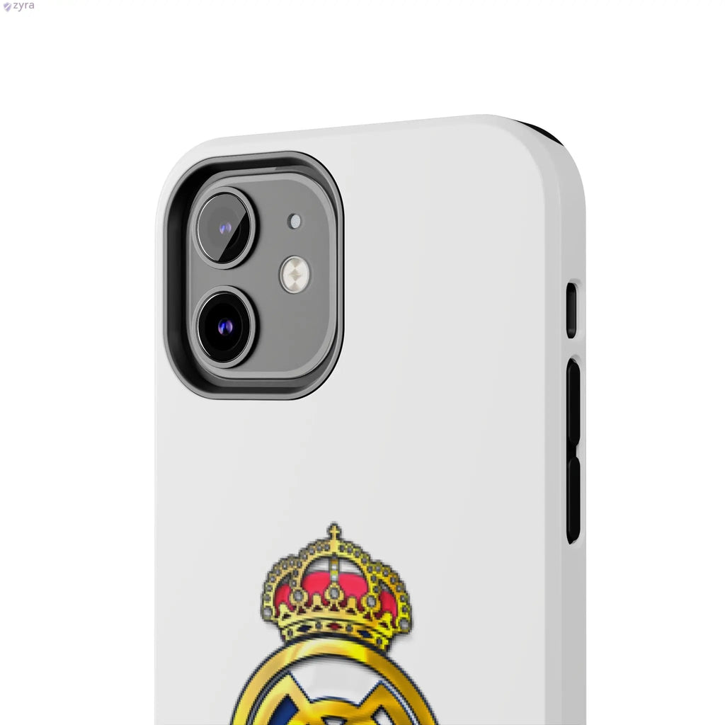 Real Madrid Tough White Gaming Phone Case - Premium Protection & Iconic Style Printify