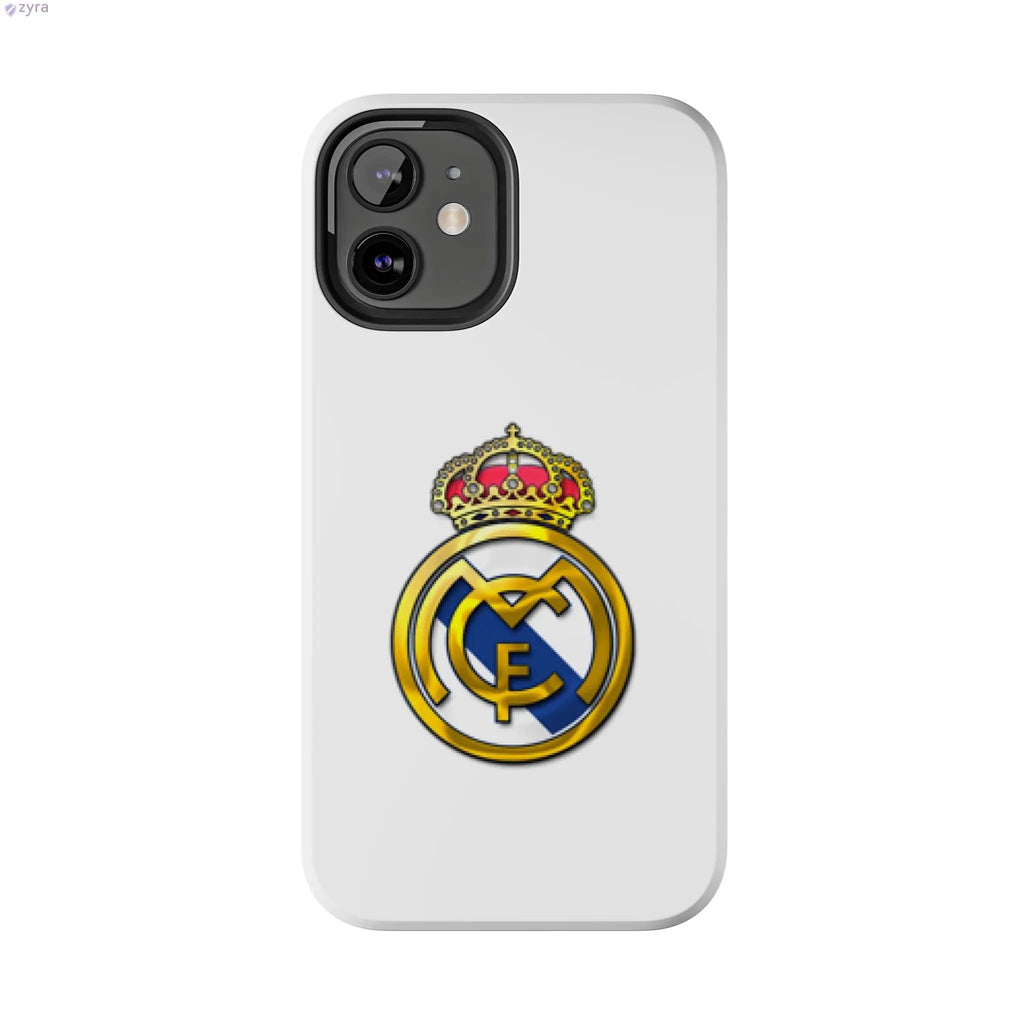 Real Madrid Tough White Gaming Phone Case - Premium Protection & Iconic Style Printify