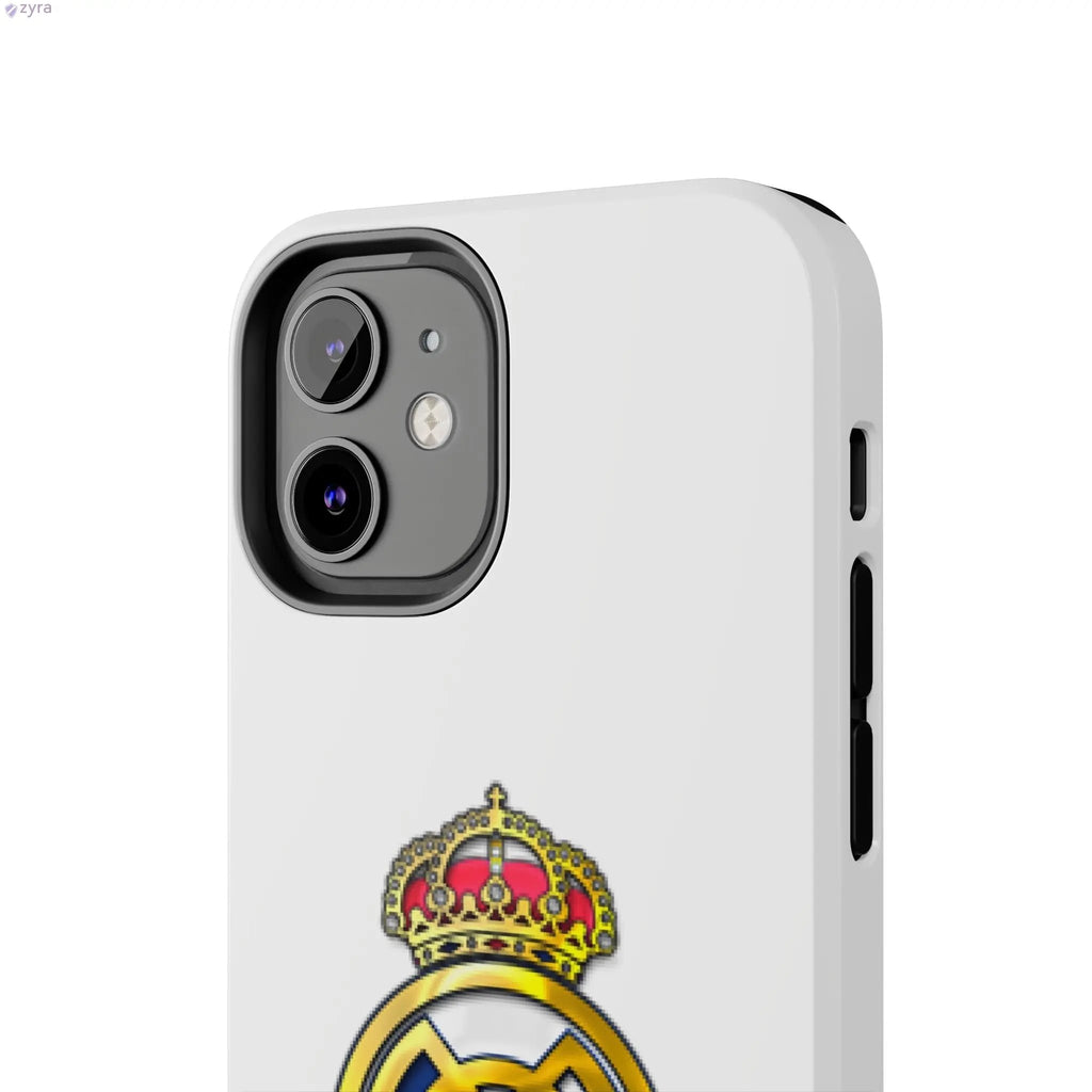 Real Madrid Tough White Gaming Phone Case - Premium Protection & Iconic Style Printify