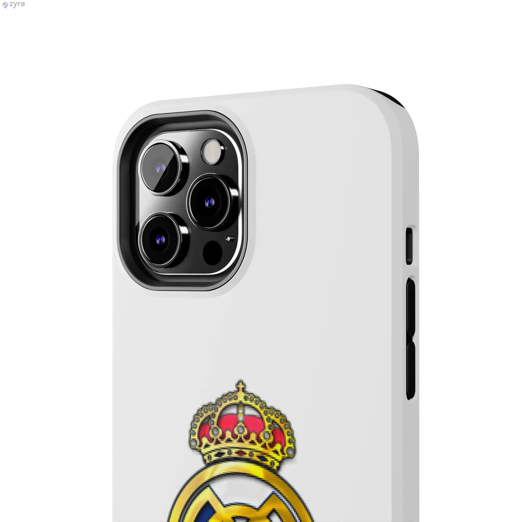 Real Madrid Tough White Gaming Phone Case - Premium Protection & Iconic Style Printify