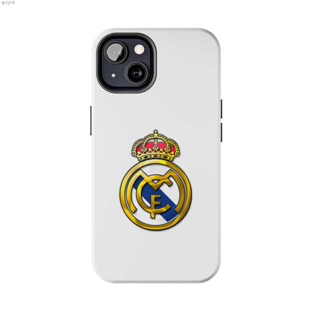 Real Madrid Tough White Gaming Phone Case - Premium Protection & Iconic Style Printify
