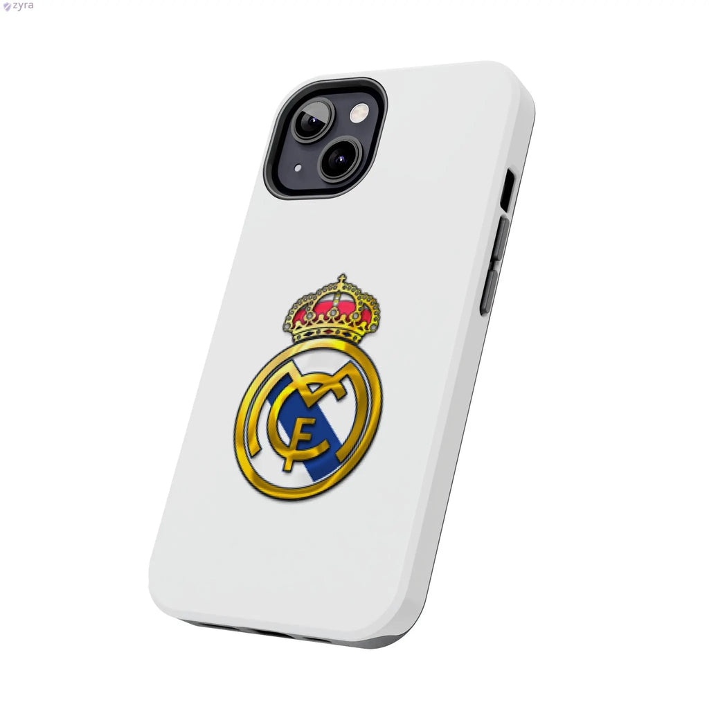 Real Madrid Tough White Gaming Phone Case - Premium Protection & Iconic Style Printify