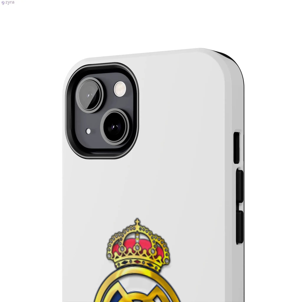 Real Madrid Tough White Gaming Phone Case - Premium Protection & Iconic Style Printify
