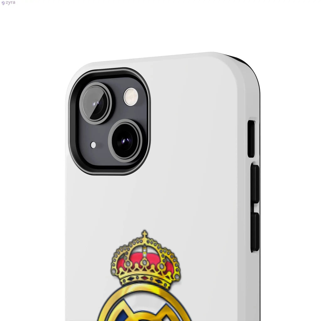 Real Madrid Tough White Gaming Phone Case - Premium Protection & Iconic Style Printify