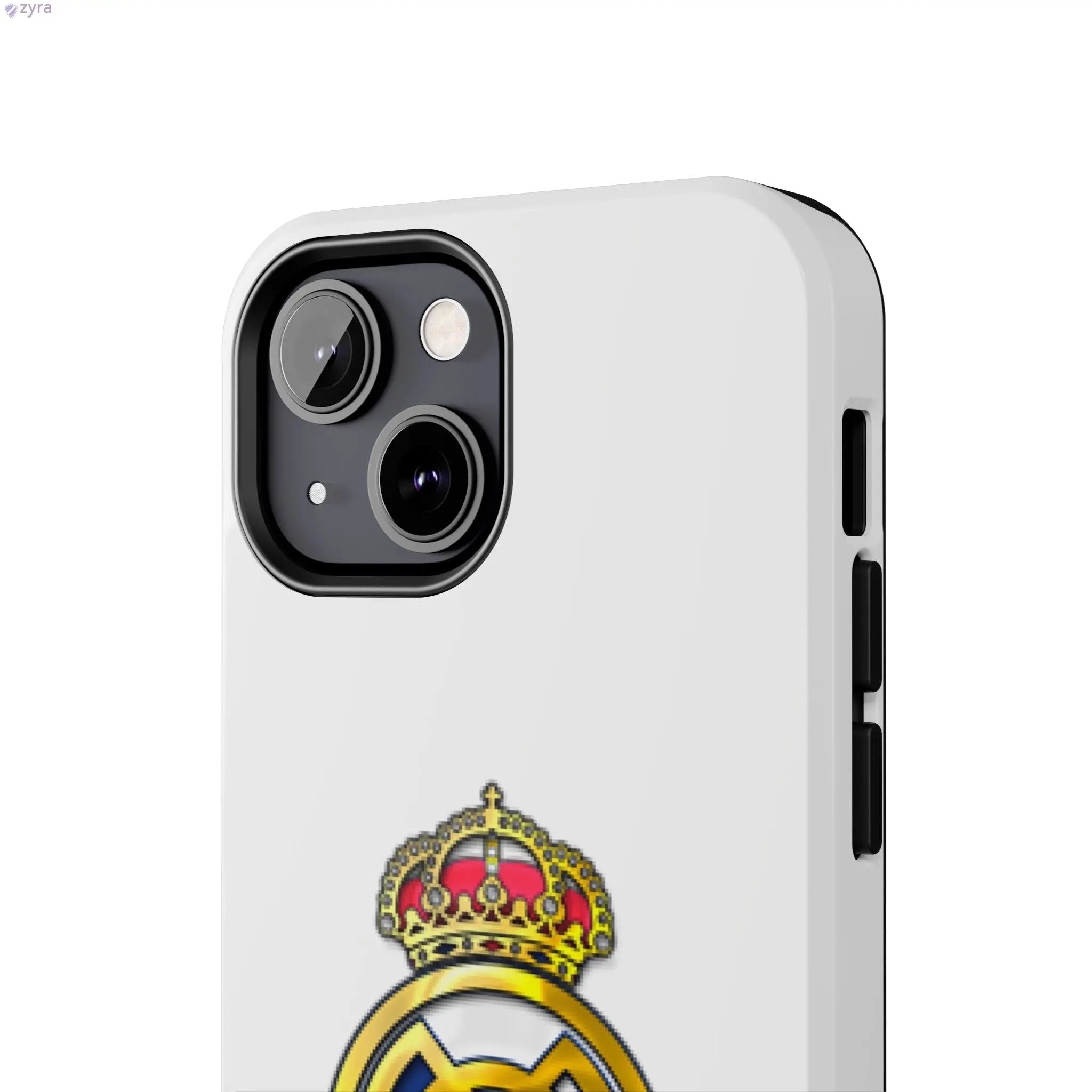Real Madrid Tough White Gaming Phone Case - Premium Protection & Iconic Style Printify