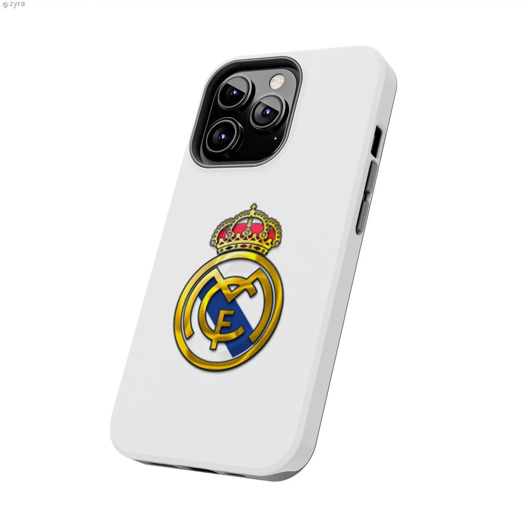 Real Madrid Tough White Gaming Phone Case - Premium Protection & Iconic Style Printify