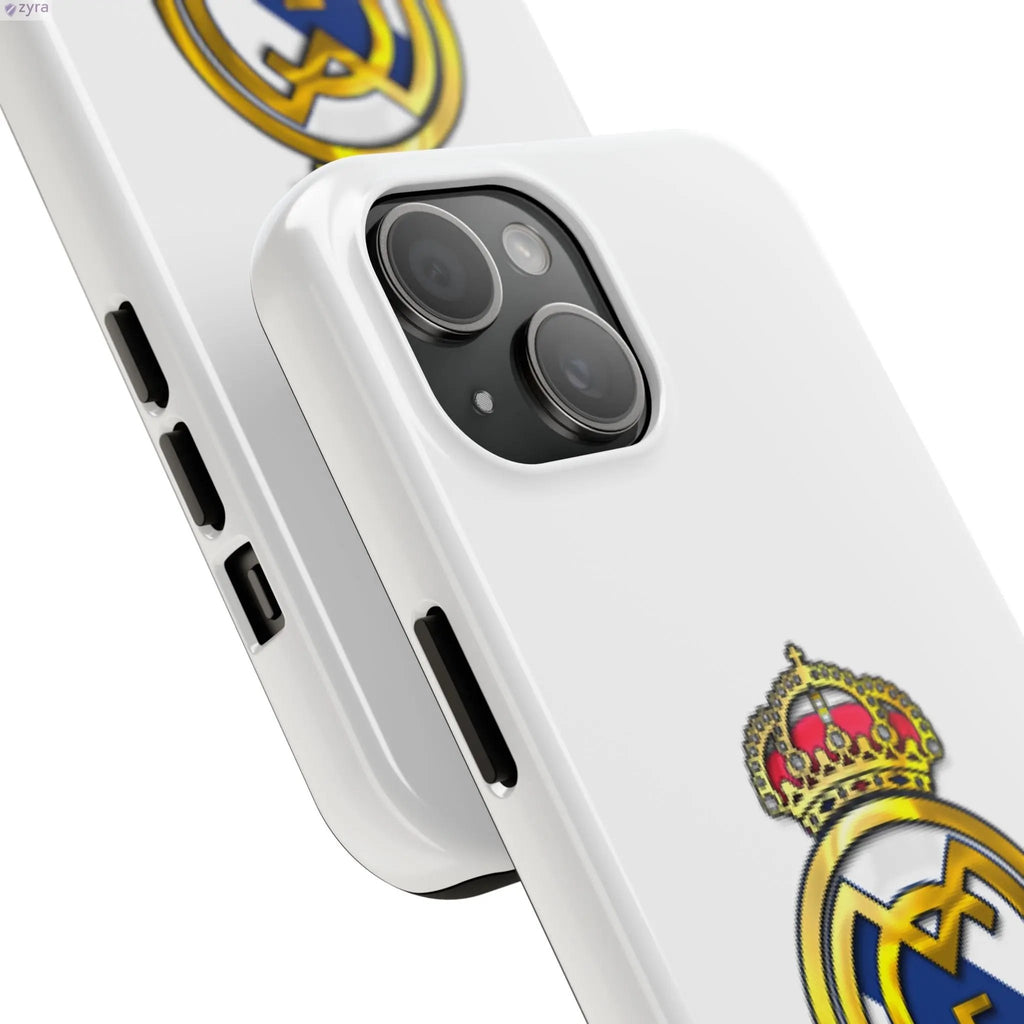 Real Madrid Tough White Gaming Phone Case - Premium Protection & Iconic Style Printify