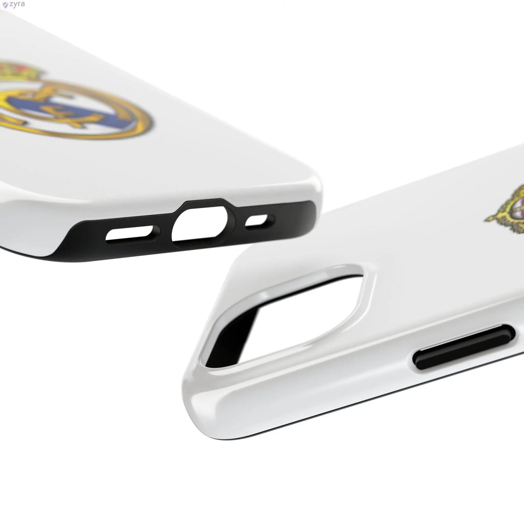 Real Madrid Tough White Gaming Phone Case - Premium Protection & Iconic Style Printify