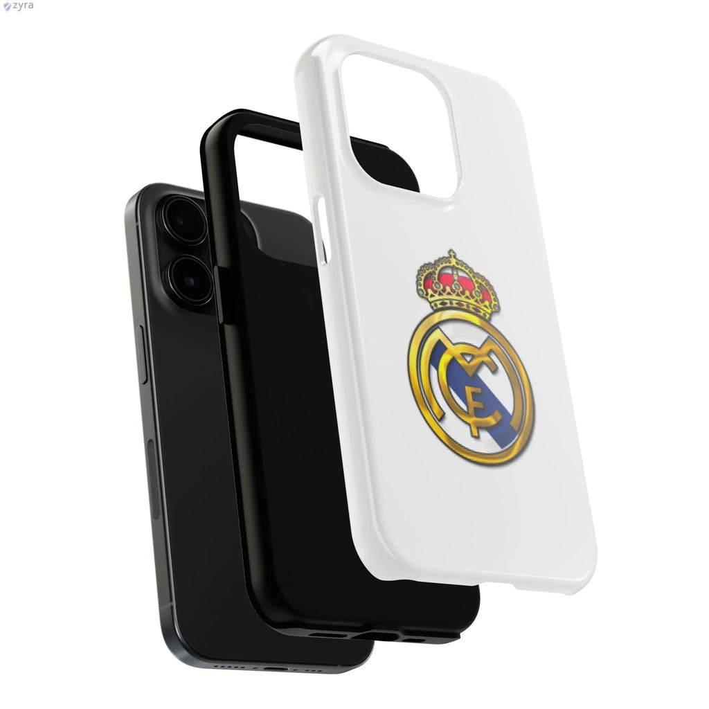 Real Madrid Tough White Gaming Phone Case - Premium Protection & Iconic Style Printify