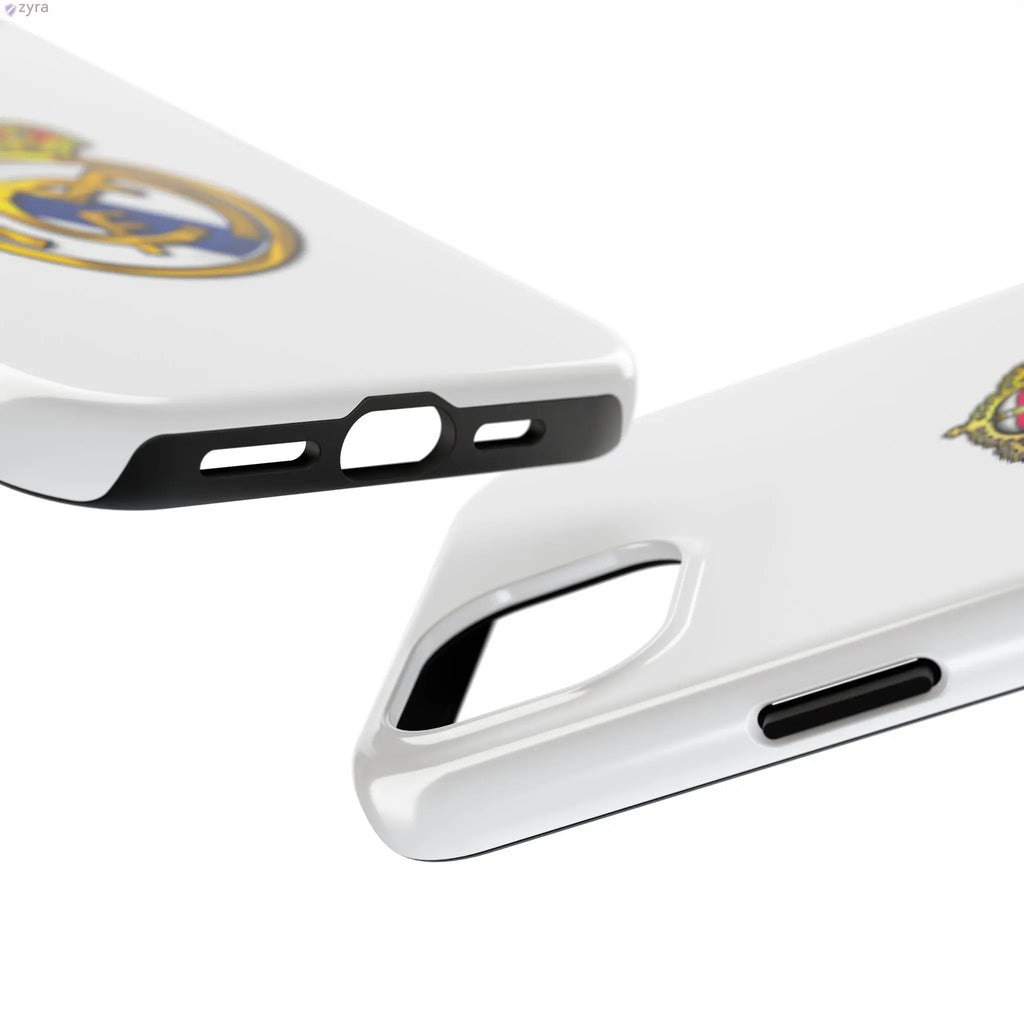 Real Madrid Tough White Gaming Phone Case - Premium Protection & Iconic Style Printify