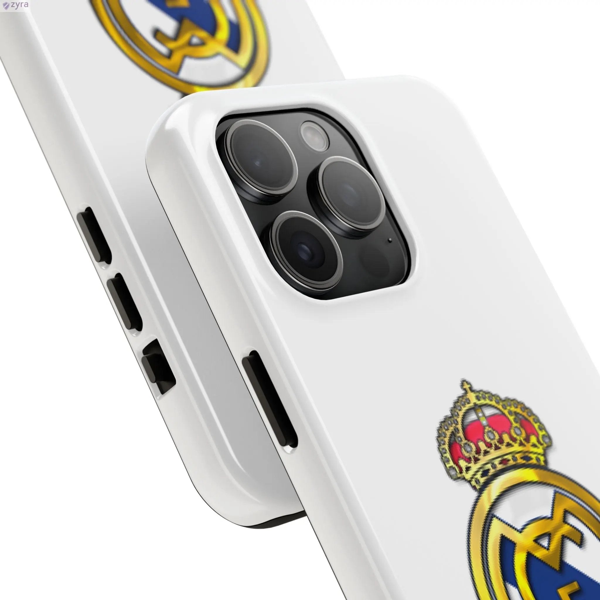 Real Madrid Tough White Gaming Phone Case - Premium Protection & Iconic Style Printify