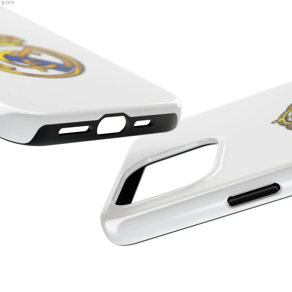 Real Madrid Tough White Gaming Phone Case - Premium Protection & Iconic Style Printify