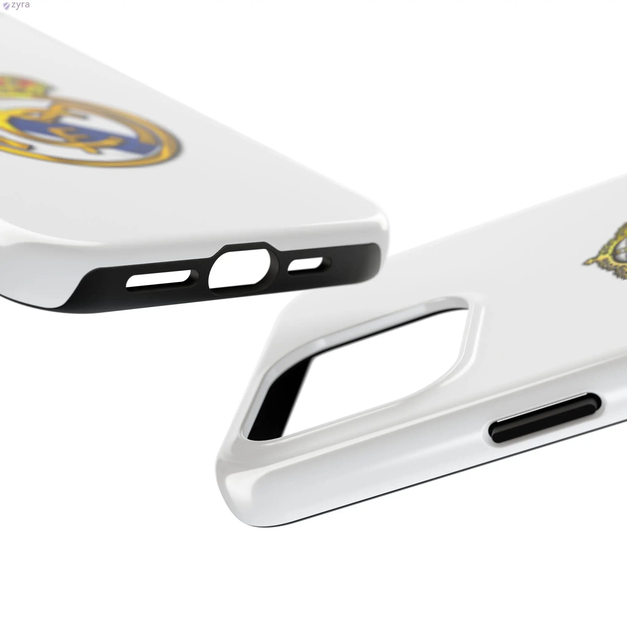 Real Madrid Tough White Gaming Phone Case - Premium Protection & Iconic Style Printify