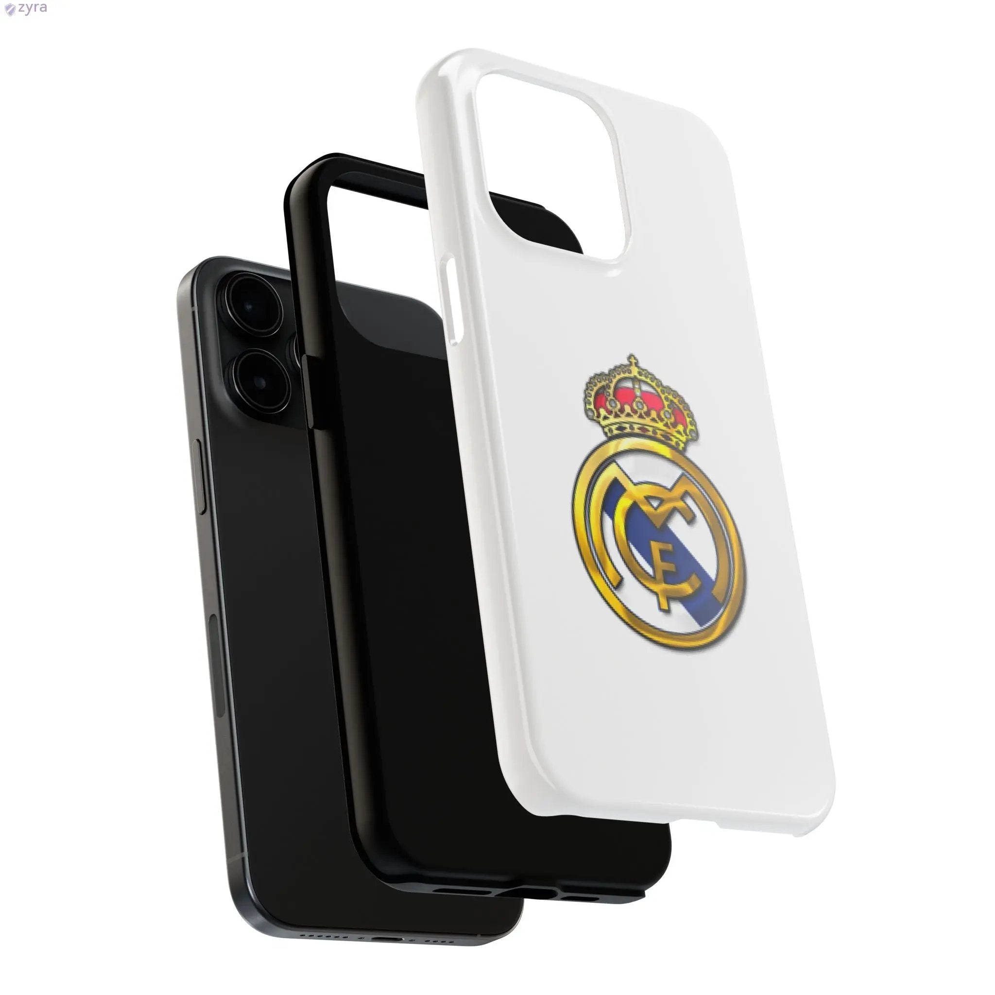 Real Madrid Tough White Gaming Phone Case - Premium Protection & Iconic Style Printify