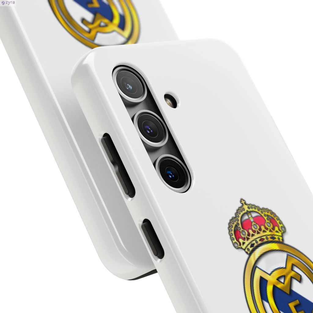 Real Madrid Tough White Gaming Phone Case - Premium Protection & Iconic Style Printify