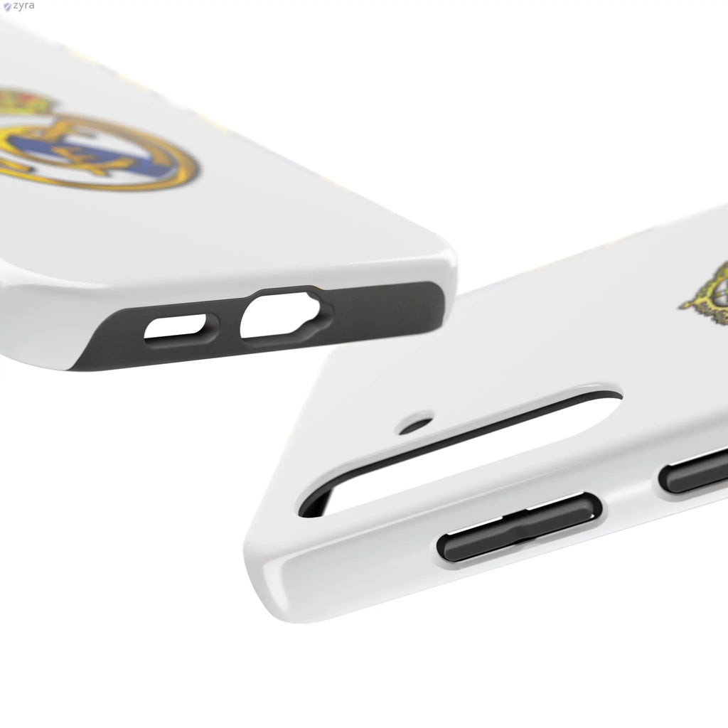 Real Madrid Tough White Gaming Phone Case - Premium Protection & Iconic Style Printify