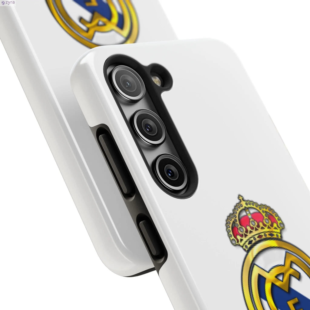 Real Madrid Tough White Gaming Phone Case - Premium Protection & Iconic Style Printify