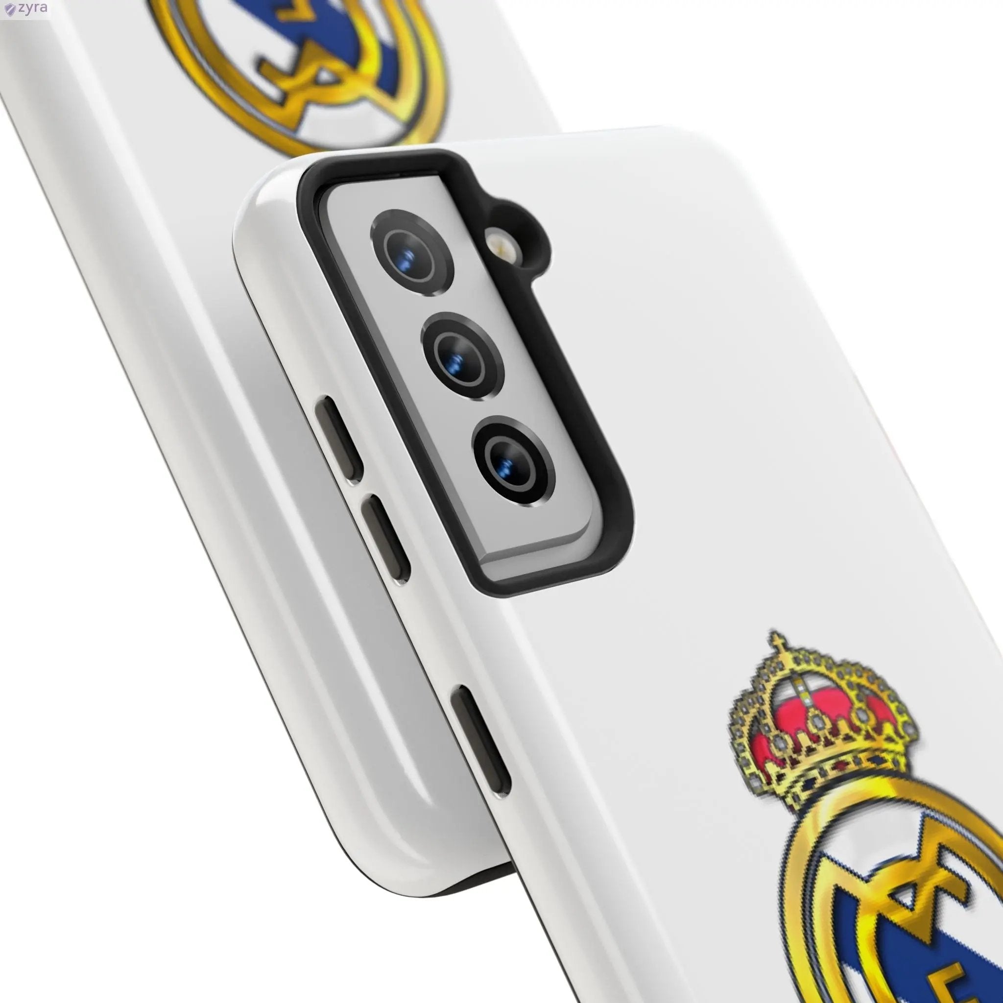 Real Madrid Tough White Gaming Phone Case - Premium Protection & Iconic Style Printify