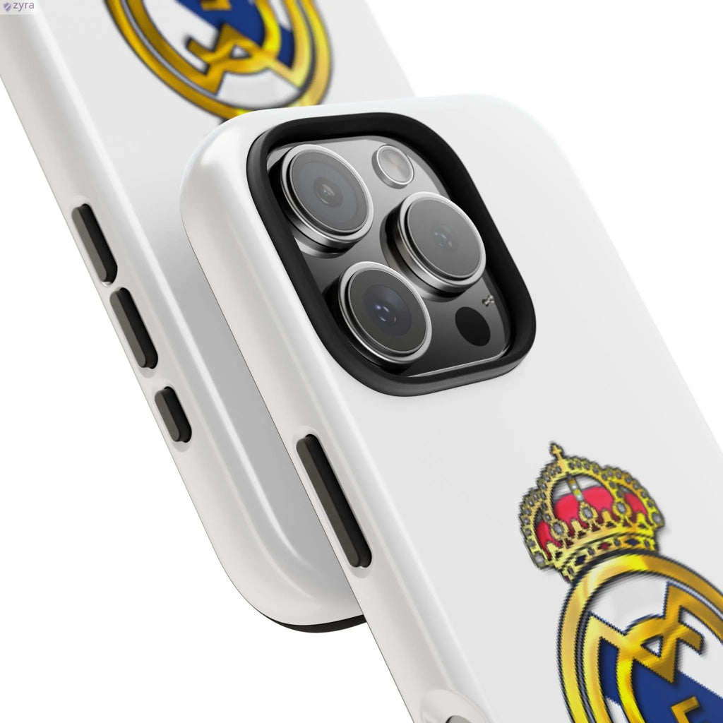 Real Madrid Tough White Gaming Phone Case - Premium Protection & Iconic Style Printify
