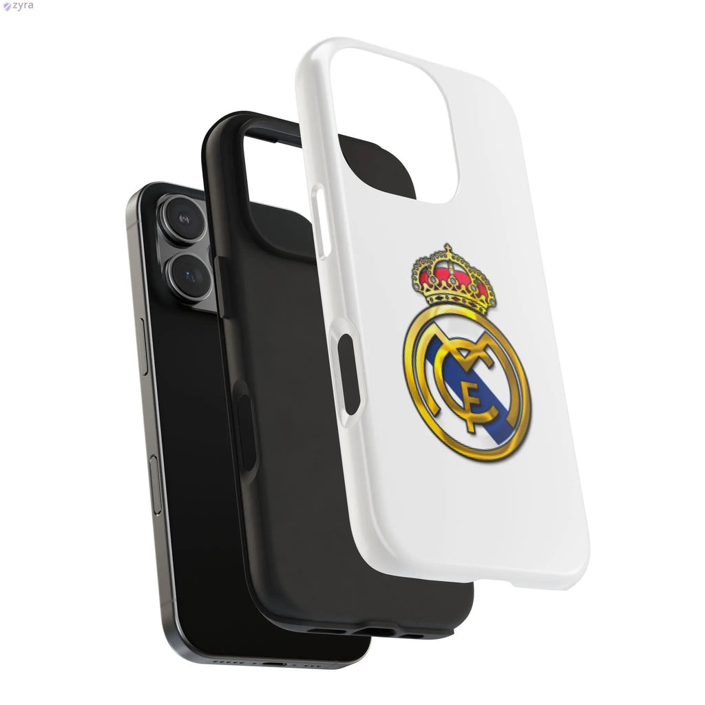 Real Madrid Tough White Gaming Phone Case - Premium Protection & Iconic Style Printify