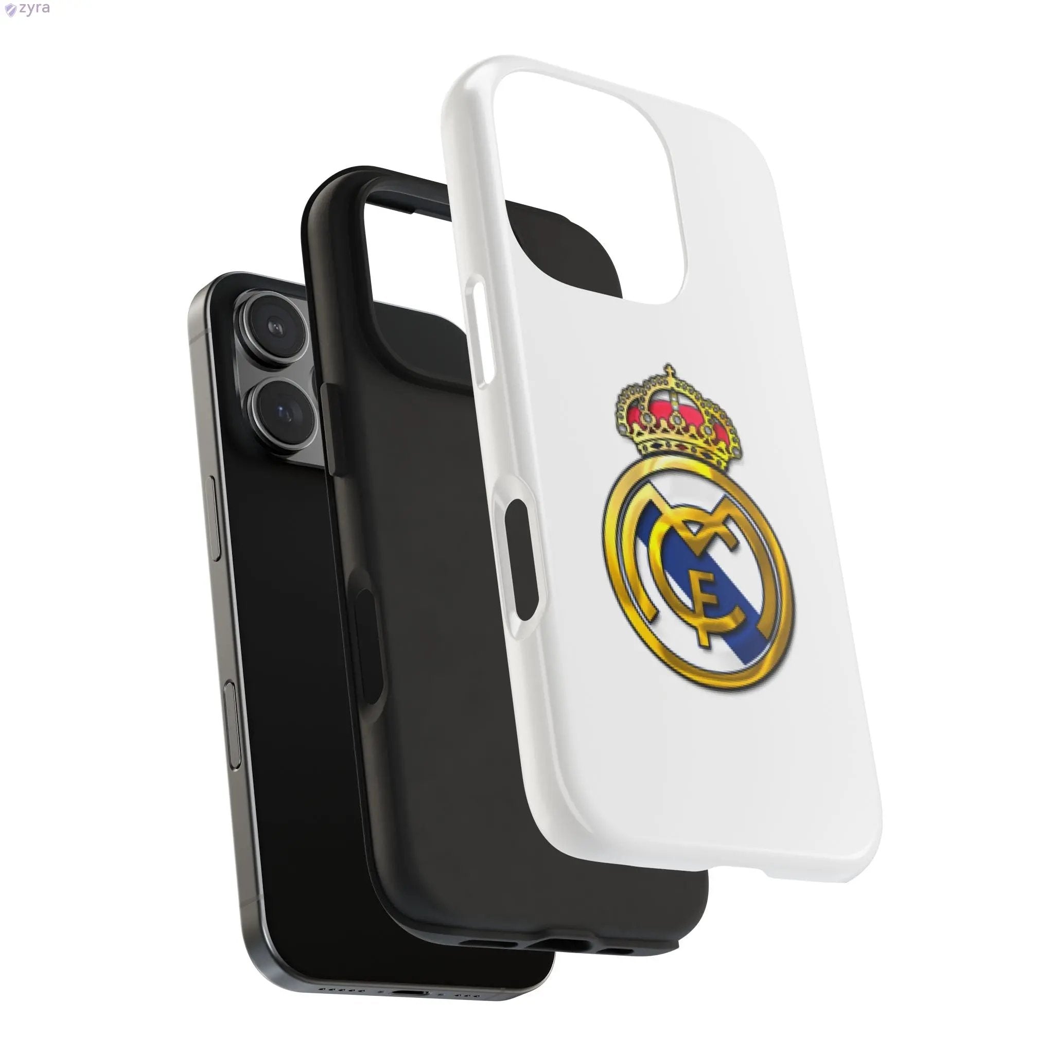 Real Madrid Tough White Gaming Phone Case - Premium Protection & Iconic Style Printify