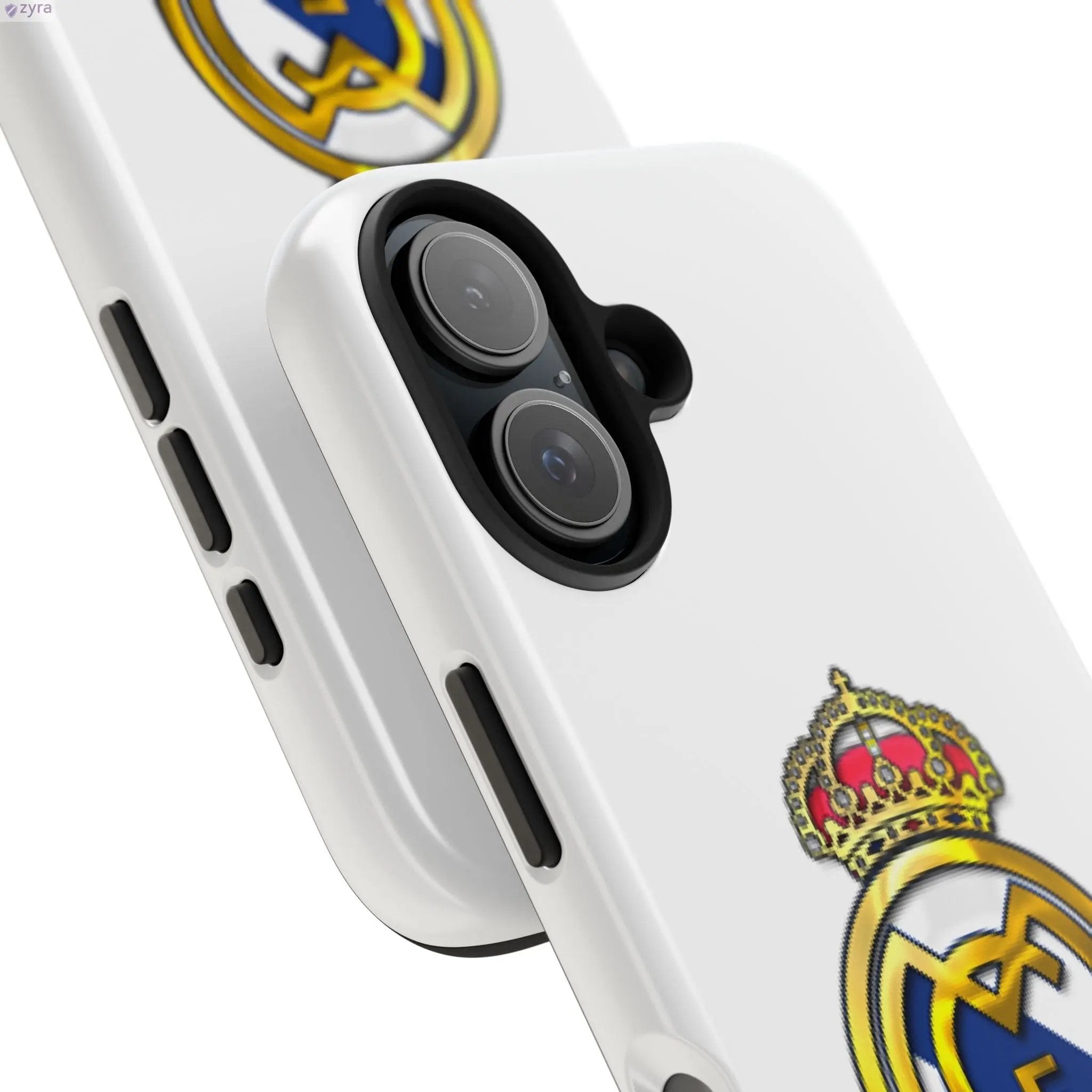 Real Madrid Tough White Gaming Phone Case - Premium Protection & Iconic Style Printify