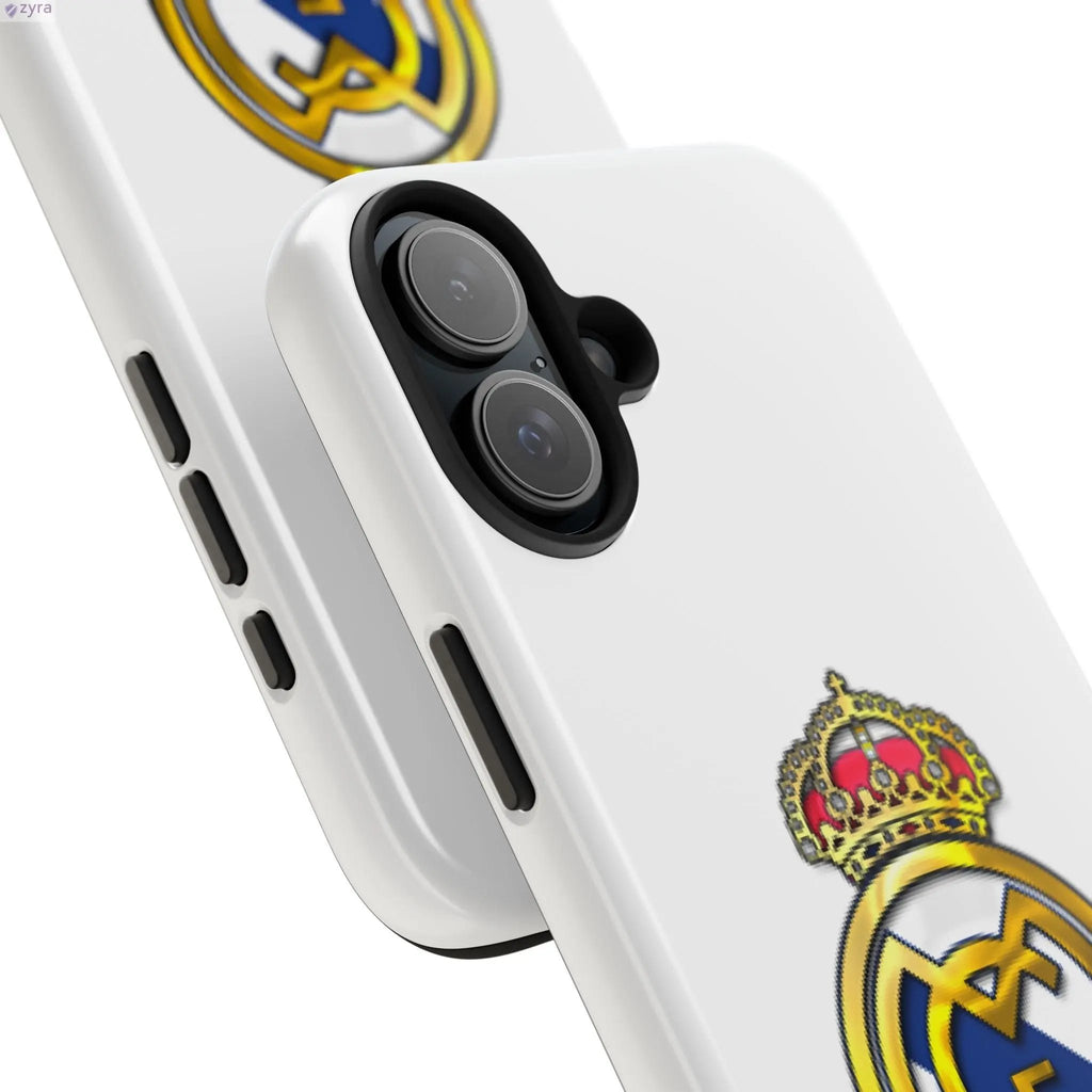 Real Madrid Tough White Gaming Phone Case - Premium Protection & Iconic Style Printify