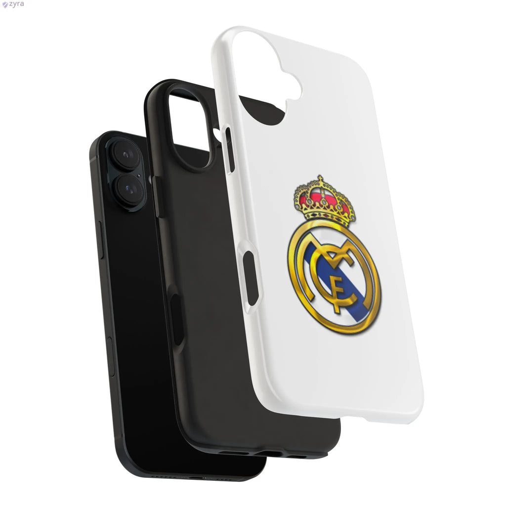 Real Madrid Tough White Gaming Phone Case - Premium Protection & Iconic Style Printify